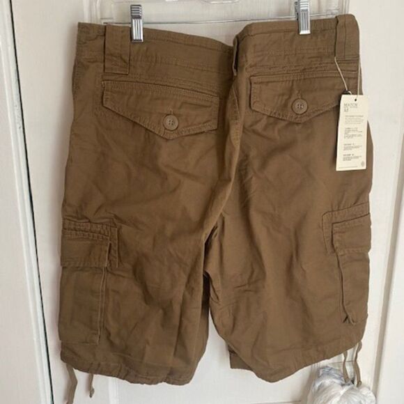 Matchstick Dark Khaki Cargo shorts, size 36 - Picture 2 of 4